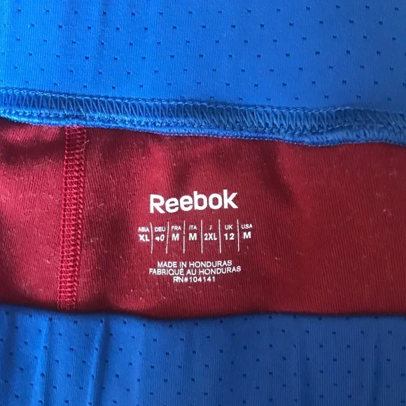 🔴 4/$15 REEBOK cobalt blue perforated mini athletic skirt skort size M in EUC - Picture 10 of 12